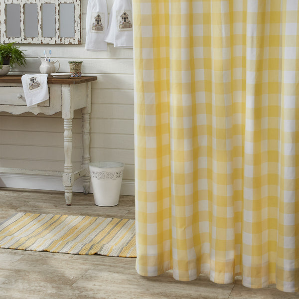 Wicklow Yellow Shower Curtain