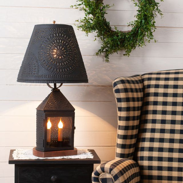 ライト・ランタン Lamp Shade Black Label style harbor-lamp-in-textured-black-