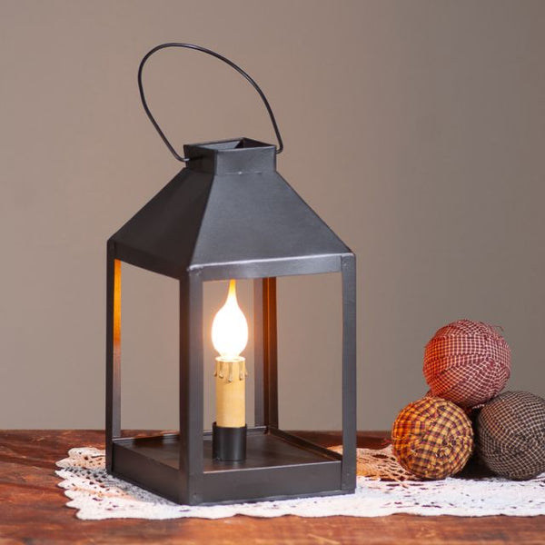 Square Table Accent Light in Smokey Black - Allysons Place