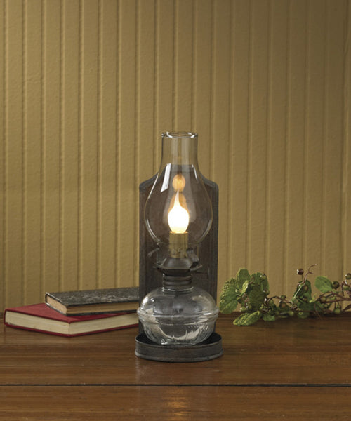 Pressed Back Oil Lamp Allysons Place