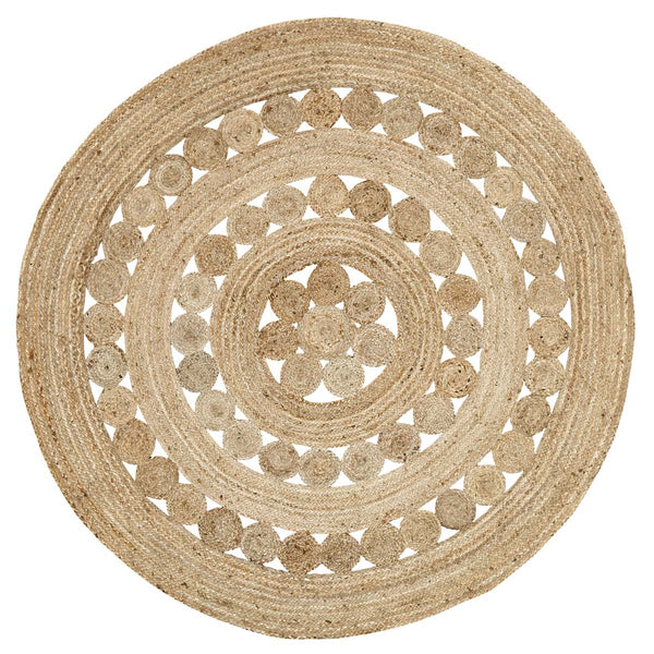 その他 jute rug 9991 circle a.depeche jute rug 9991 circle / アデペシュ ジュートラグ