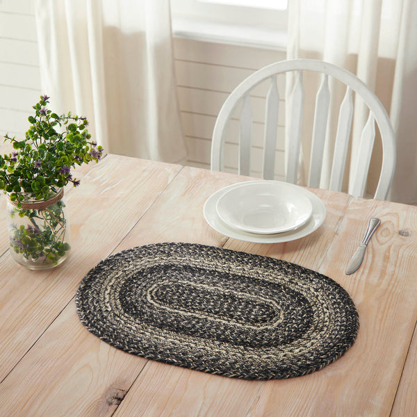 Sawyer Mill Braided Black Table Collection
