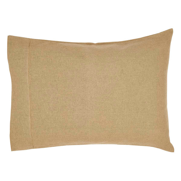 Textile Decor Burlap Lined Linen Throw Pillow Cases