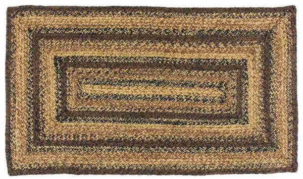 Ebony Braided Rug Oval 4 X 6 ft. - Allysons Place