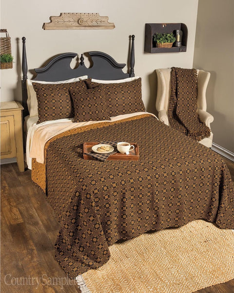 Patriot Knot Brick/Navy/Linen Queen Bed Cover Bundle - Clearance - Bed -  Allysons Place