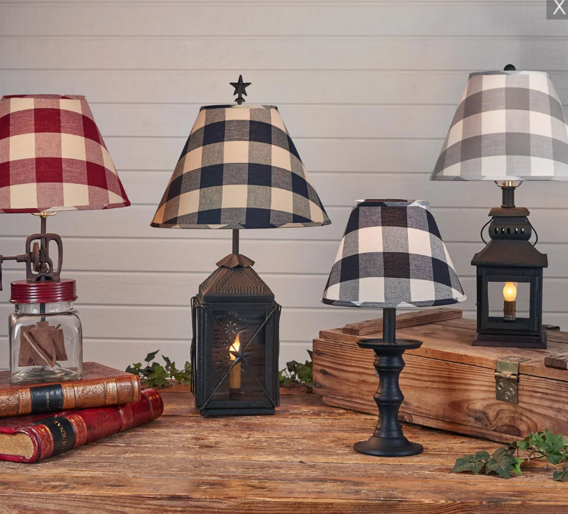 Shaded Primitives How to Choose the Right Size Lampshade for a Perfect Primitive Look ...