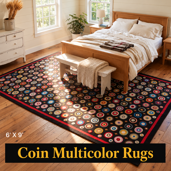 Coin Multicolor Rugs