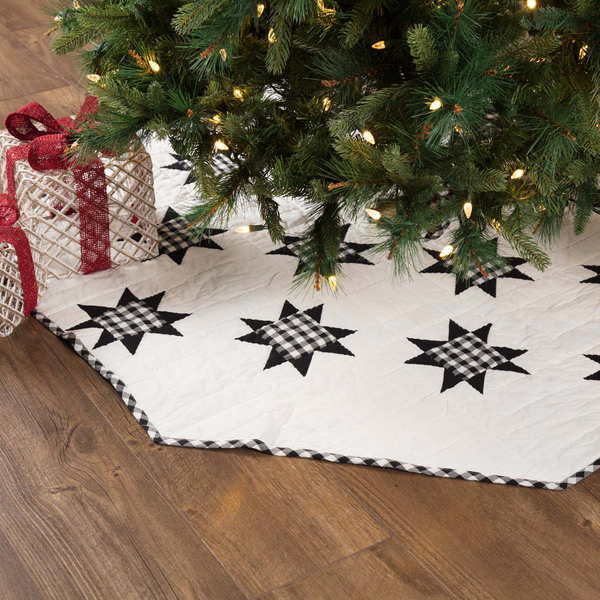 Emmie Black Check Christmas Collection, Quilted, Holiday Decor, Primitive Country Farmhouse