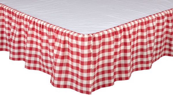 Annie Buffalo Red Check Bed Skirts