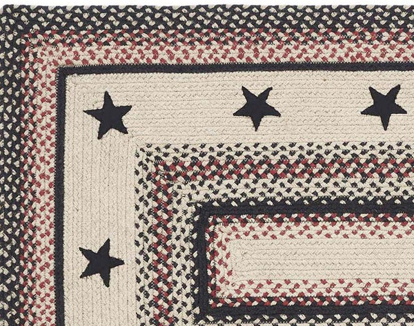 Colonial Star Braided Jute Rug Collection