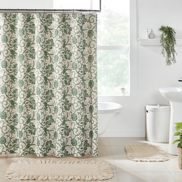 Dorset Green Shower Curtain