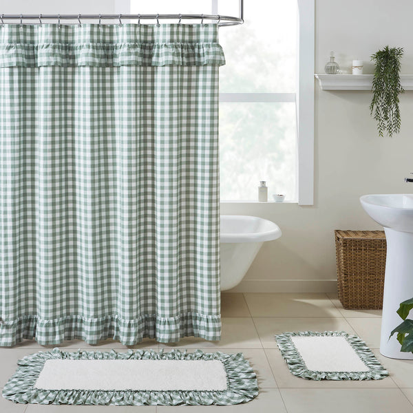 Annie Green Shower Curtain