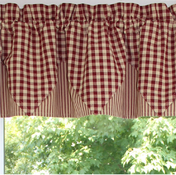 Heritage House Red Point Valance
