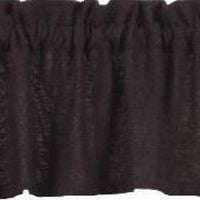 Burlap Black Window Treatments - IHF