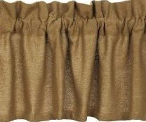 Burlap Window Treatments