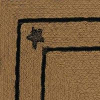 Burlap Star Braided Jute Rug Collection