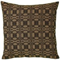 Campbell Black Woven Pillow