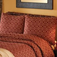 Campbell Wine Coverlet Bedspread