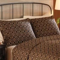 Campbell Black Woven Bedding Collection