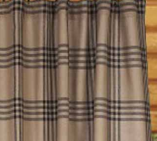 Chesterfield Check Black Shower Curtain