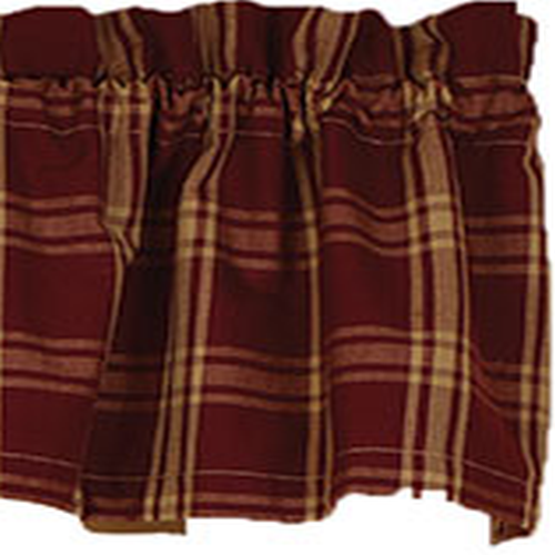Classic Burgundy Window Treatments