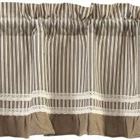 Kendra Stripe Black Ticking Window Treatments