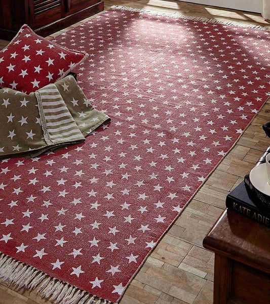 Multi Star Red Rug Collection
