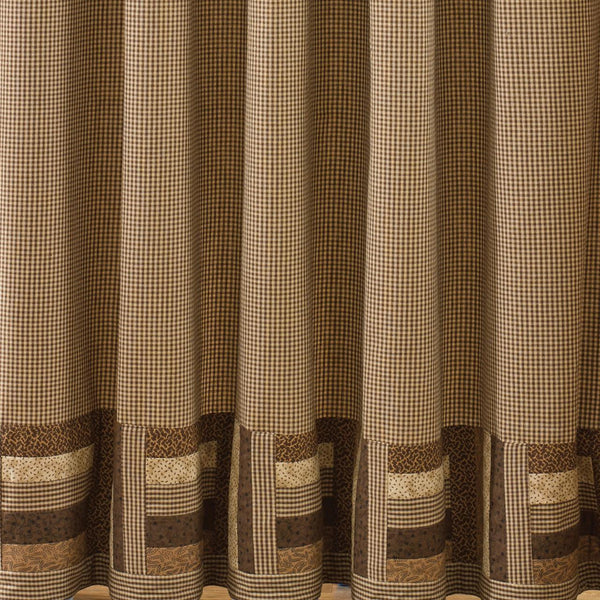 Shades of Brown Shower Curtain