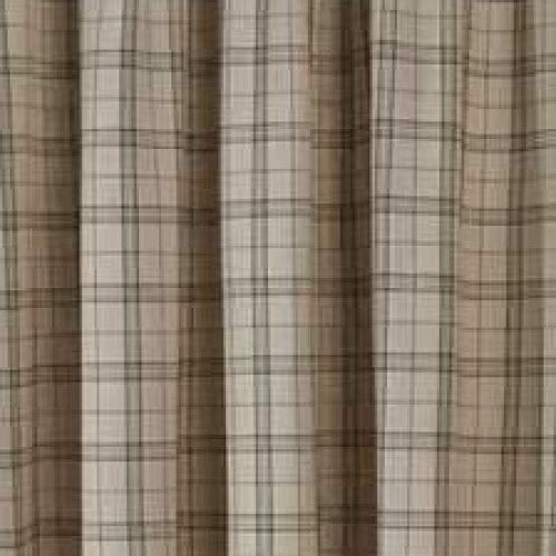 Fieldstone Plaid Black Shower Curtain