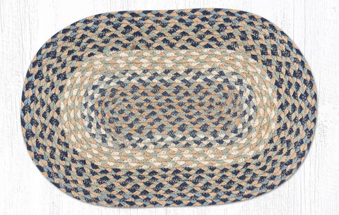 MS-05 Blue/Natural Oval Swatch 10"x15"