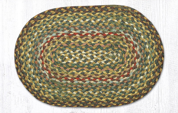 MS-51 Fir/Ivory Oval Swatch 10"x15"