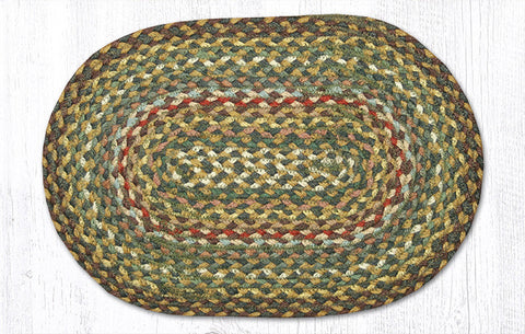 MS-51 Fir/Ivory Oval Swatch 10"x15"