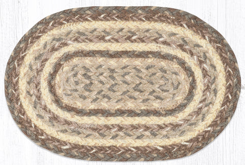 MS-9-113 Khaki Oval Swatch 10"x15"