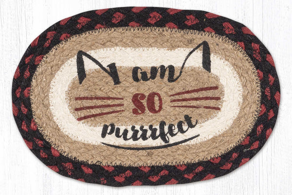 OMSP-19 Purrrfect Printed Oval Swatch 7.5"x11"