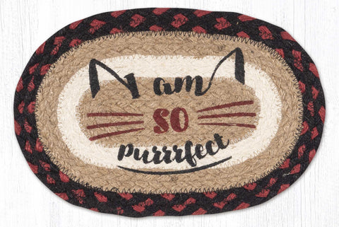 OMSP-19 Purrrfect Printed Oval Swatch 7.5"x11"