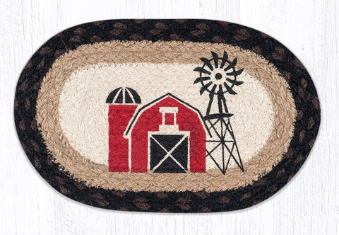OMSP-313 Windmill Printed Oval Swatch 7.5"x11"