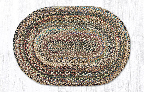 C-999 Random Oval Braided Rug 20"x30"