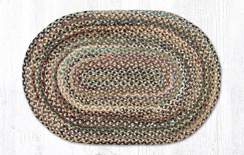 C-999 Random Oval Braided Rug 20"x30"