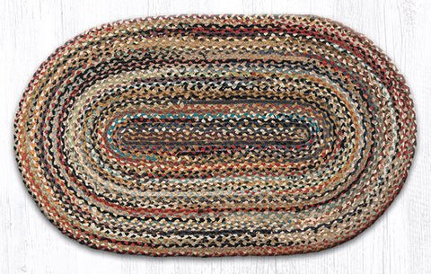 C-999 Random Oval Braided Rug 27"x45"