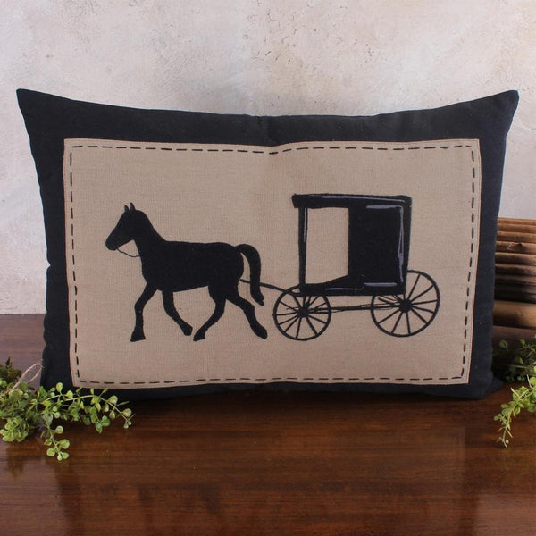 Horse & Buggy 14x20 Pillow