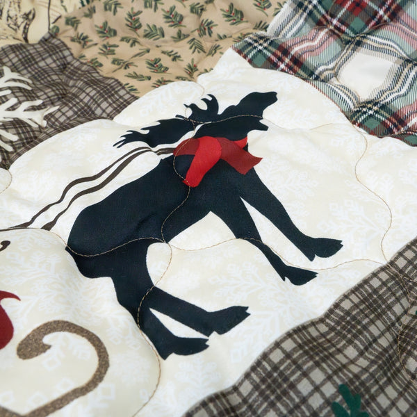 Dashing 3PC Quilt Set – Rustic Winter Cabin Bedding