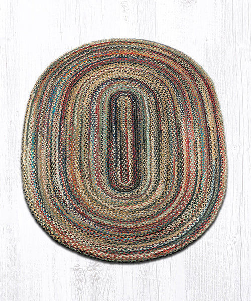 C-999 Random Oval Braided Rug 4'x6'