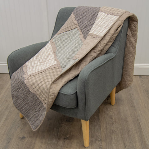 Smoky Cobblestone Throw