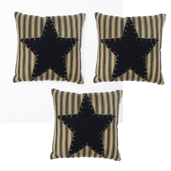 Star Ticking Fill set of 3