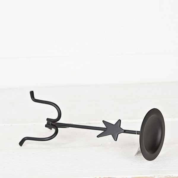 Forged Iron Candle Holder