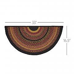 Half Circle Rustic Rugs Heritage Farms Jute Rug Half Circle 16.5x33 - Allyson’s Place ...