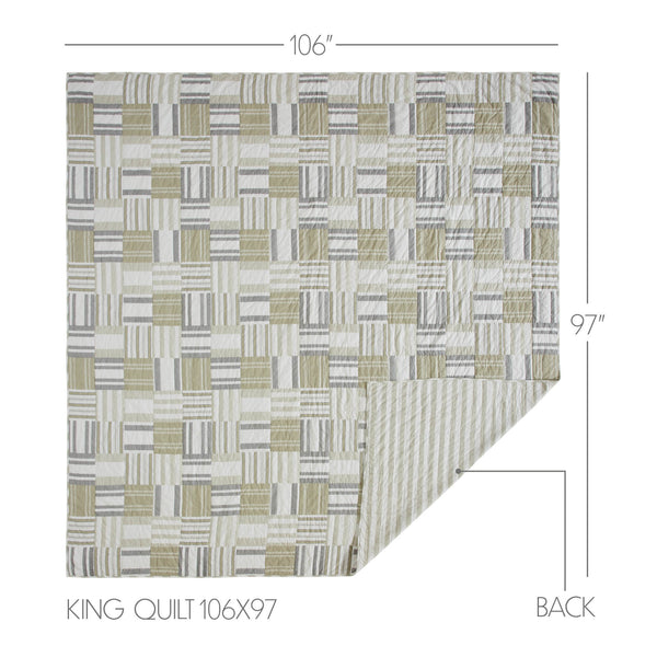 Finders Keepers King Quilt 106Wx97L