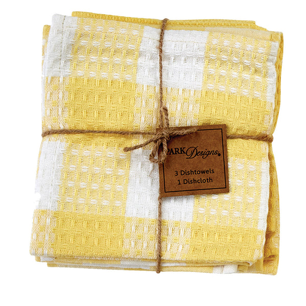 Wicklow Dishtowel Set - Yellow