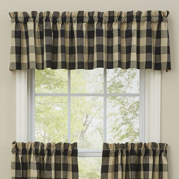 Wicklow Valance - Black - 72 in.