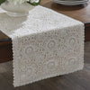 Cream Lace Table Runner 13x36 | Country Cottage Table Decor